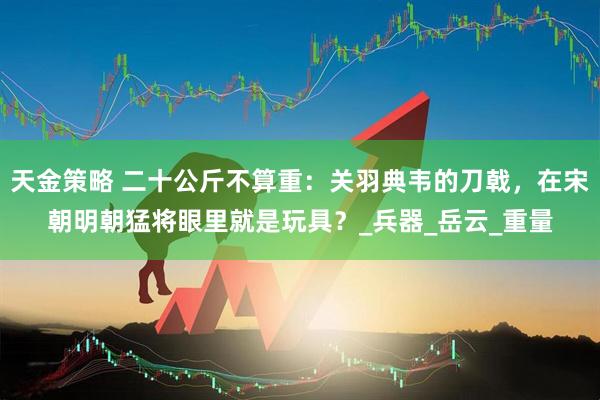 天金策略 二十公斤不算重：关羽典韦的刀戟，在宋朝明朝猛将眼里就是玩具？_兵器_岳云_重量